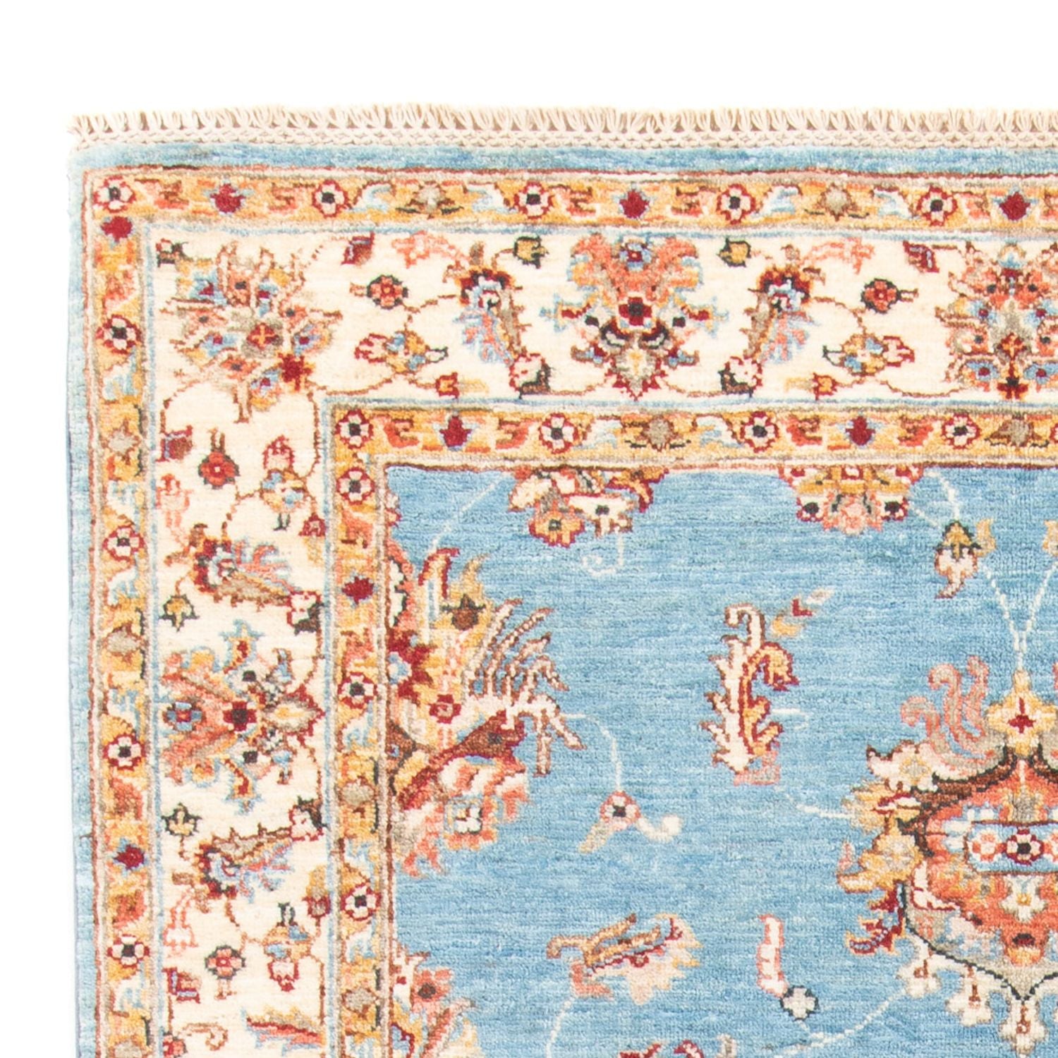 Alfombra Ziegler - 204 x 153 cm - azul claro