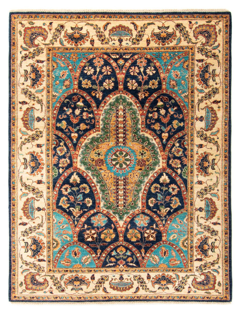 Alfombra Ziegler - Ariana - 205 x 157 cm - azul oscuro