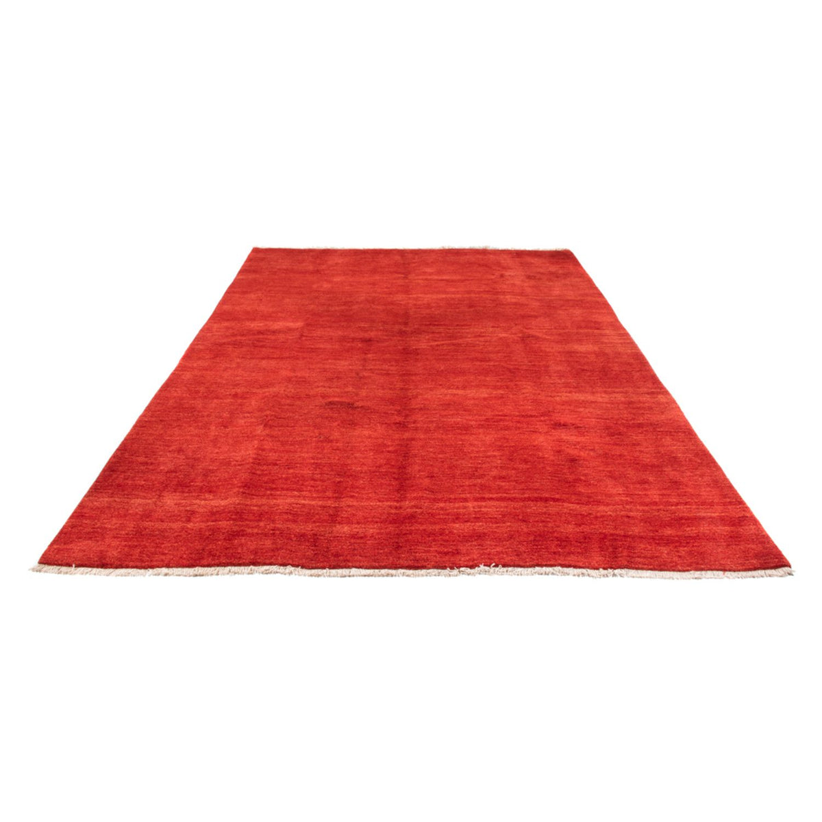Alfombra Gabbeh - Loribaft Persa - 406 x 300 cm - rojo oscuro