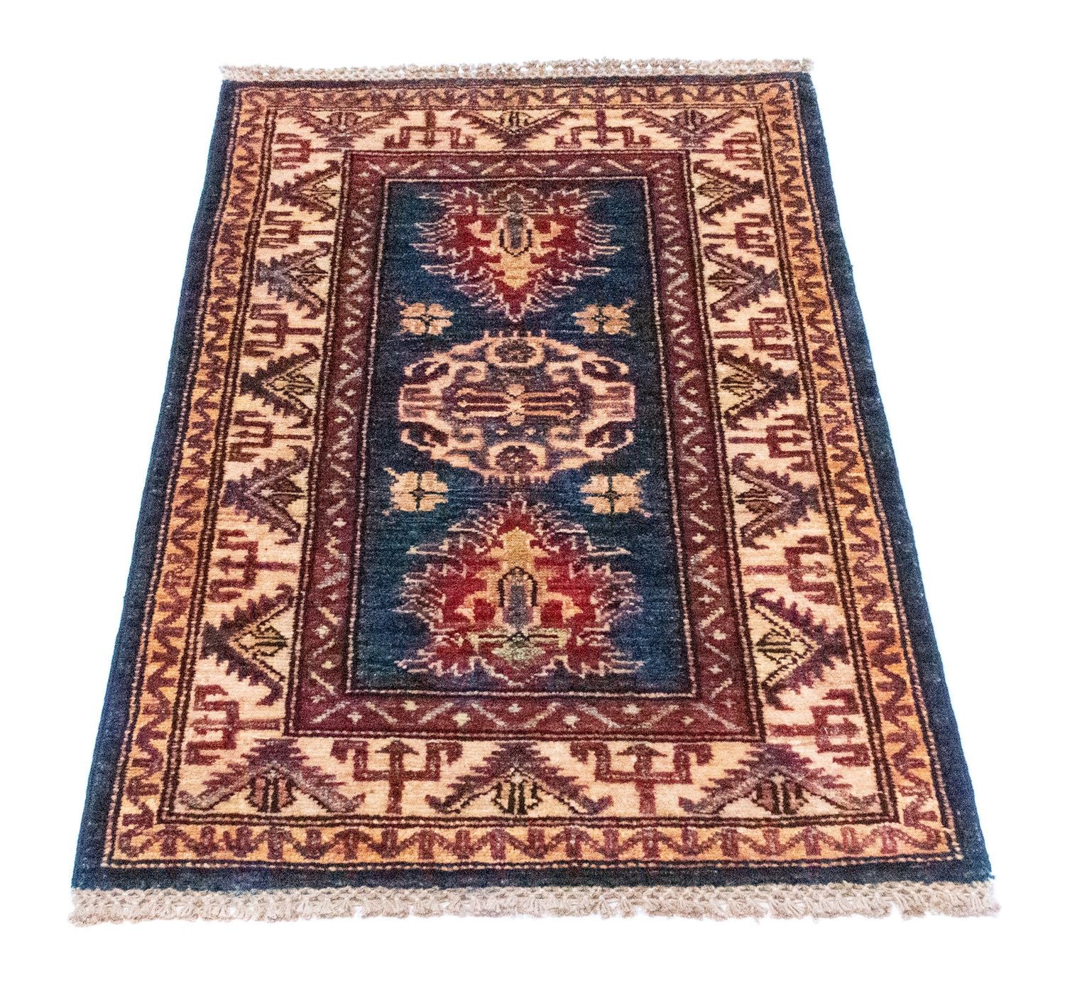 Alfombra Ziegler - Kazak - 97 x 61 cm - azul