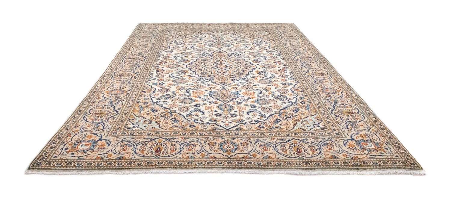 Alfombra persa - Keshan - 309 x 195 cm - azul