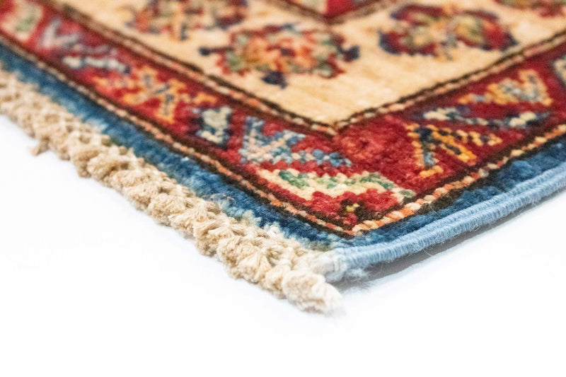 Alfombra Ziegler - Kazak - 97 x 65 cm - azul