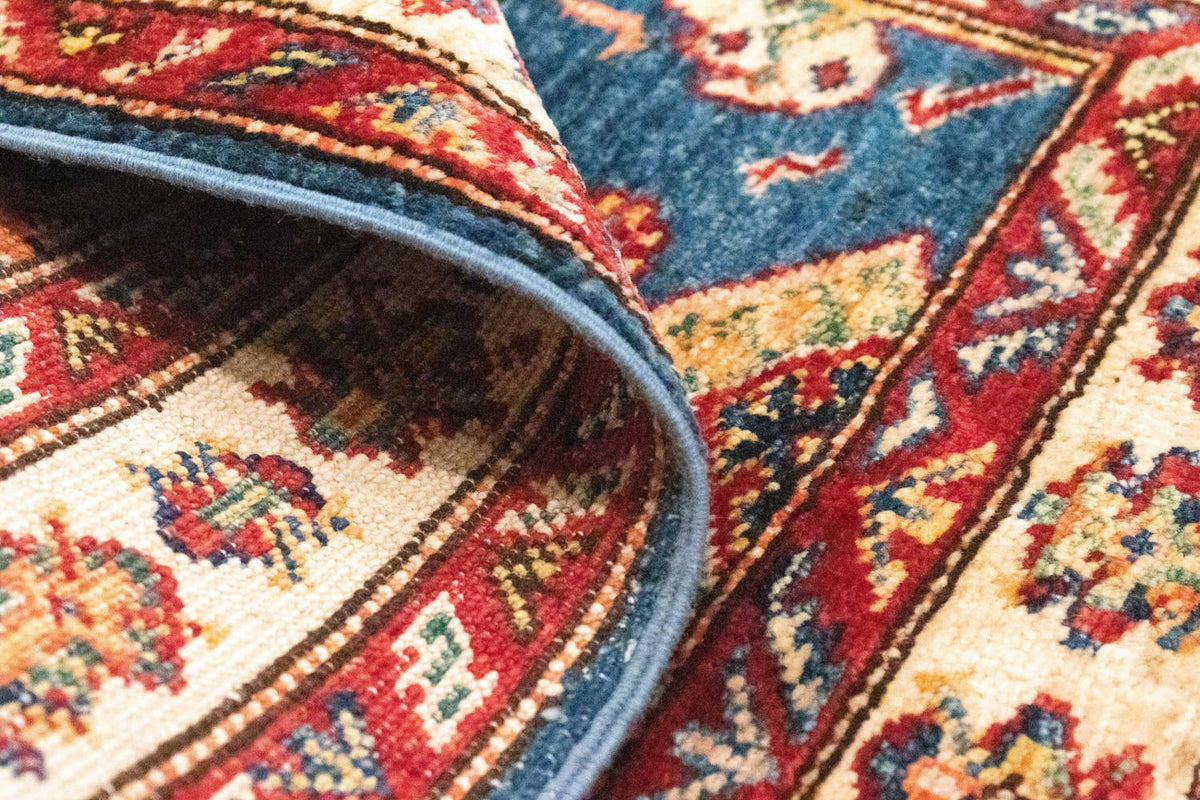 Alfombra Ziegler - Kazak - 97 x 65 cm - azul