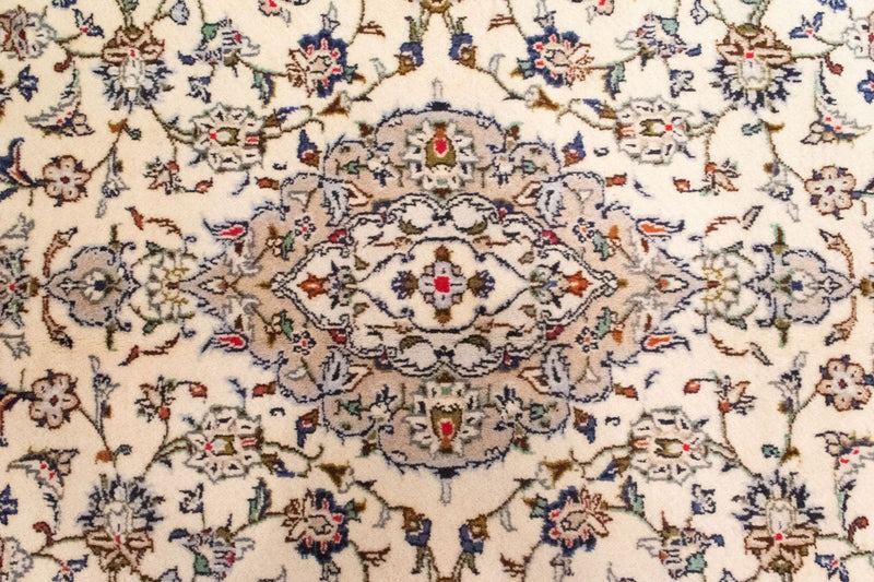 Alfombra persa - Keshan - 298 x 194 cm - beige