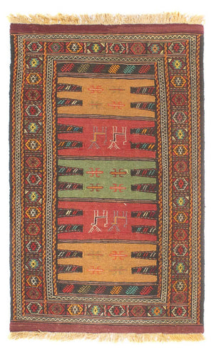 Alfombra Kelim - Oriental - 170 x 100 cm - multicolor