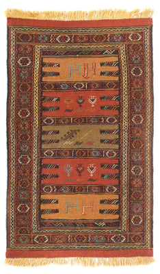 Alfombra Kelim - Oriental - 173 x 100 cm - multicolor