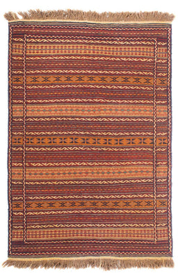 Alfombra Kelim - Oriental - 150 x 100 cm - multicolor