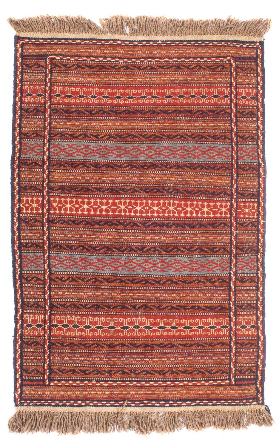 Alfombra Kelim - Oriental - 120 x 78 cm - multicolor