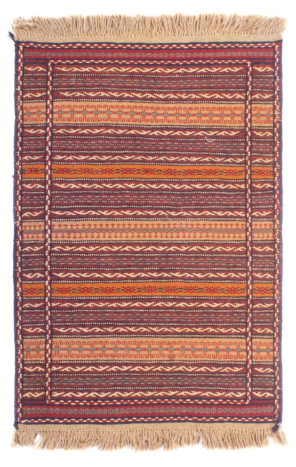 Alfombra Kelim - Oriental - 122 x 78 cm - multicolor
