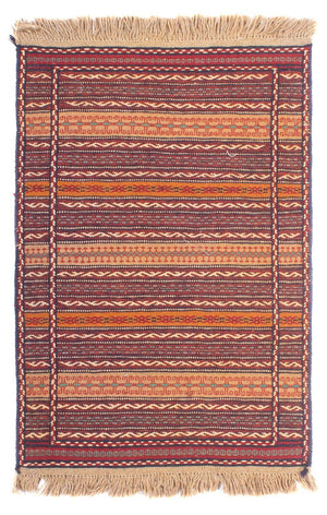 Alfombra Kelim - Oriental - 122 x 78 cm - multicolor