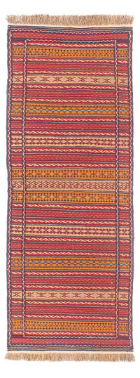 Alfombra de pasillo Alfombra Kelim - Oriental - 200 x 70 cm - multicolor