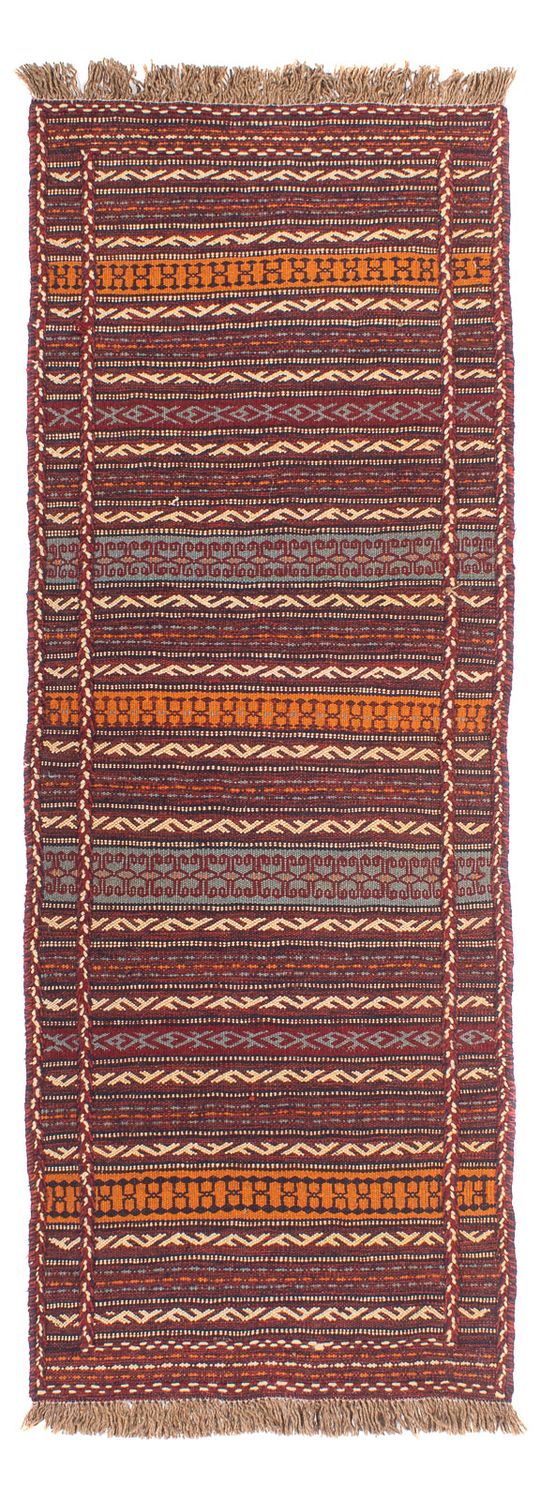 Alfombra de pasillo Alfombra Kelim - Oriental - 192 x 70 cm - multicolor