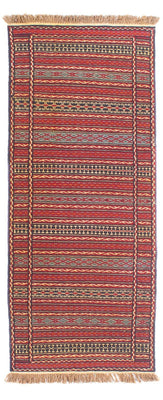 Alfombra de pasillo Alfombra Kelim - Oriental - 200 x 72 cm - multicolor