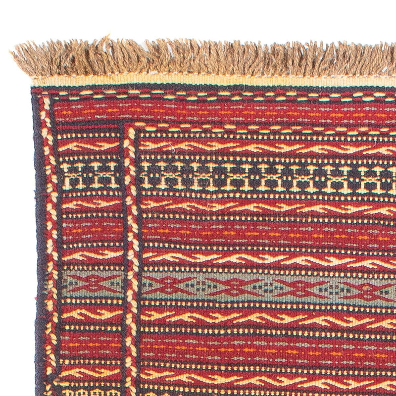 Alfombra de pasillo Alfombra Kelim - Oriental - 200 x 72 cm - multicolor