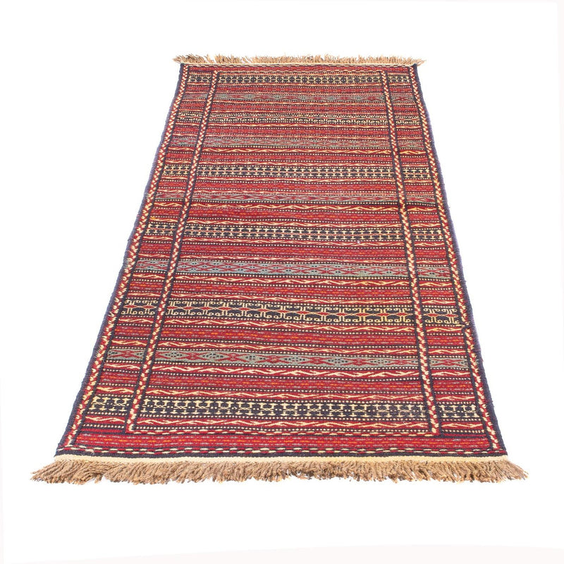 Alfombra de pasillo Alfombra Kelim - Oriental - 200 x 72 cm - multicolor