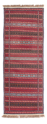 Alfombra de pasillo Alfombra Kelim - Oriental - 200 x 70 cm - multicolor
