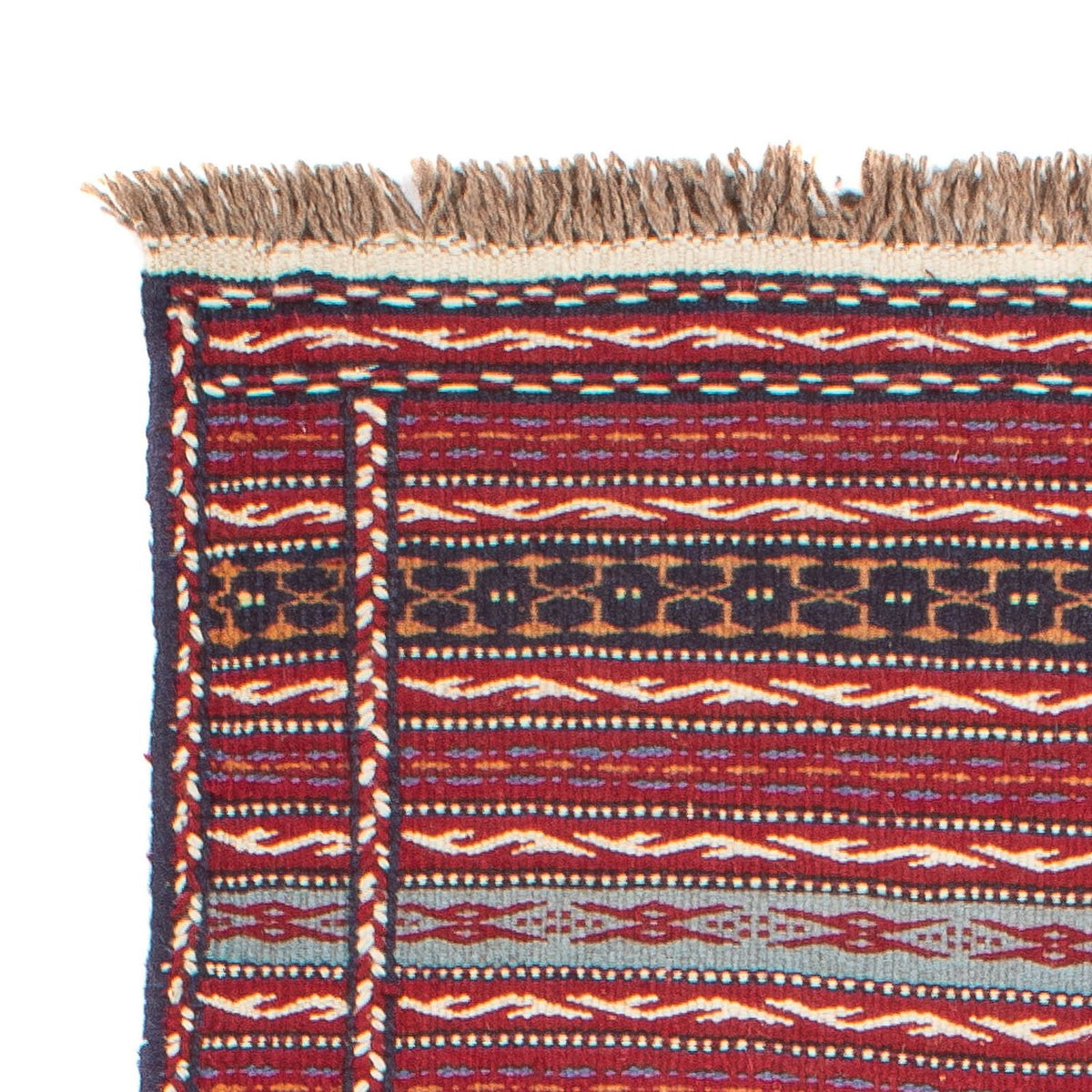 Alfombra de pasillo Alfombra Kelim - Oriental - 200 x 70 cm - multicolor