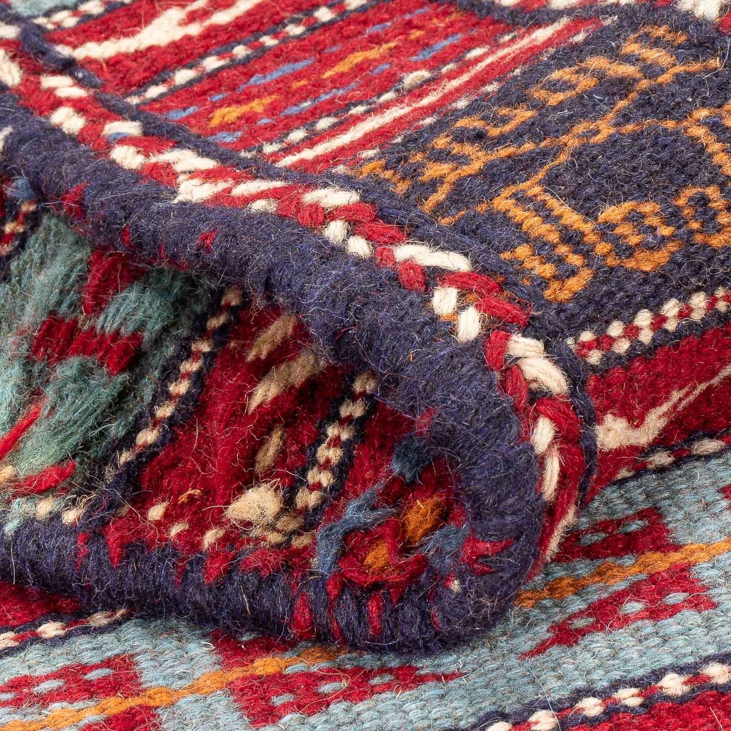 Alfombra de pasillo Alfombra Kelim - Oriental - 200 x 70 cm - multicolor