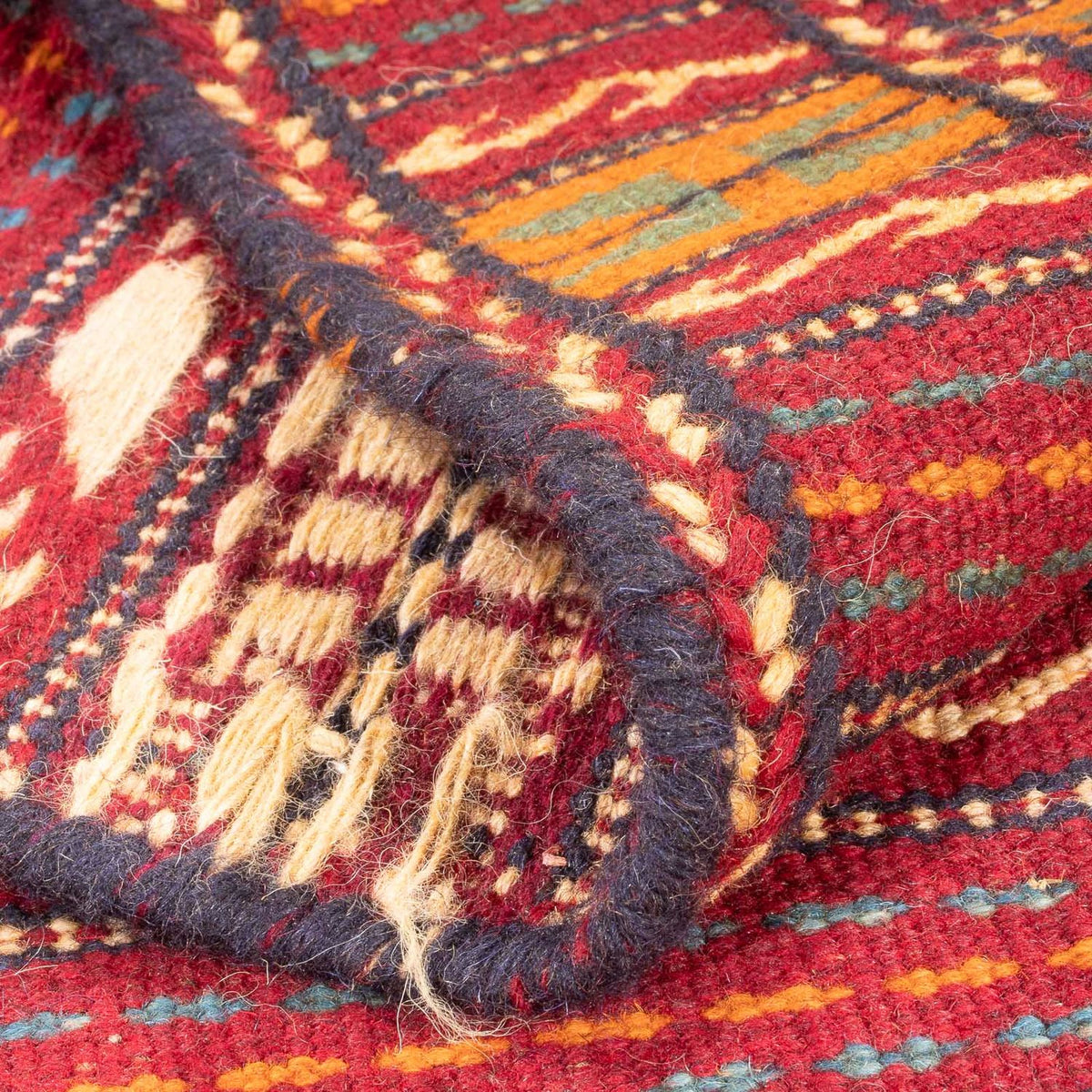 Alfombra de pasillo Alfombra Kelim - Oriental - 200 x 70 cm - multicolor