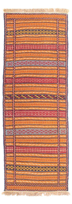 Alfombra de pasillo Alfombra Kelim - Oriental - 200 x 70 cm - multicolor