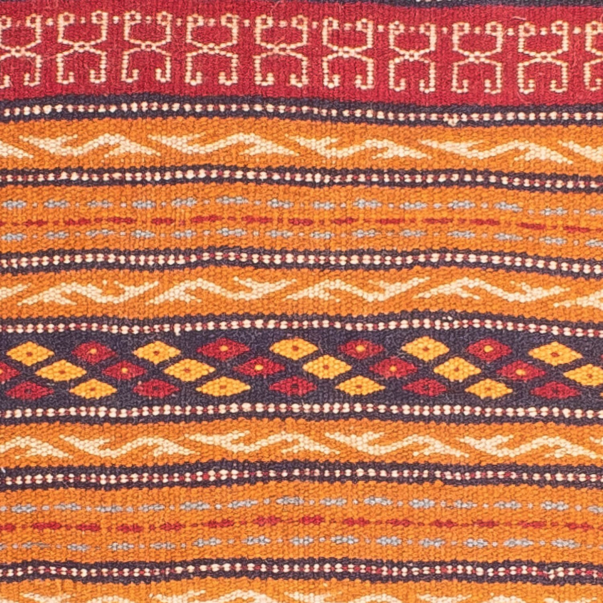 Alfombra de pasillo Alfombra Kelim - Oriental - 200 x 70 cm - multicolor