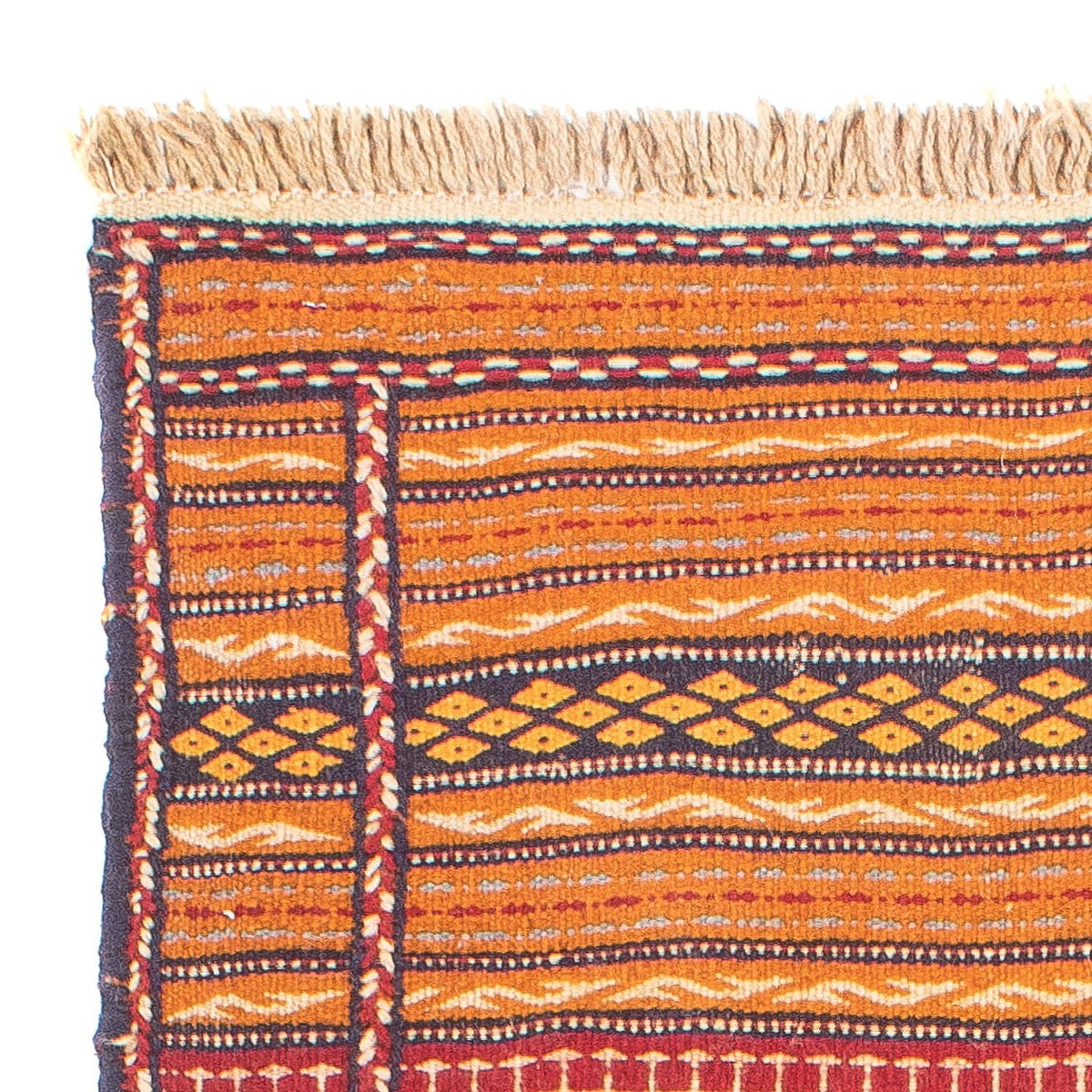 Alfombra de pasillo Alfombra Kelim - Oriental - 200 x 70 cm - multicolor