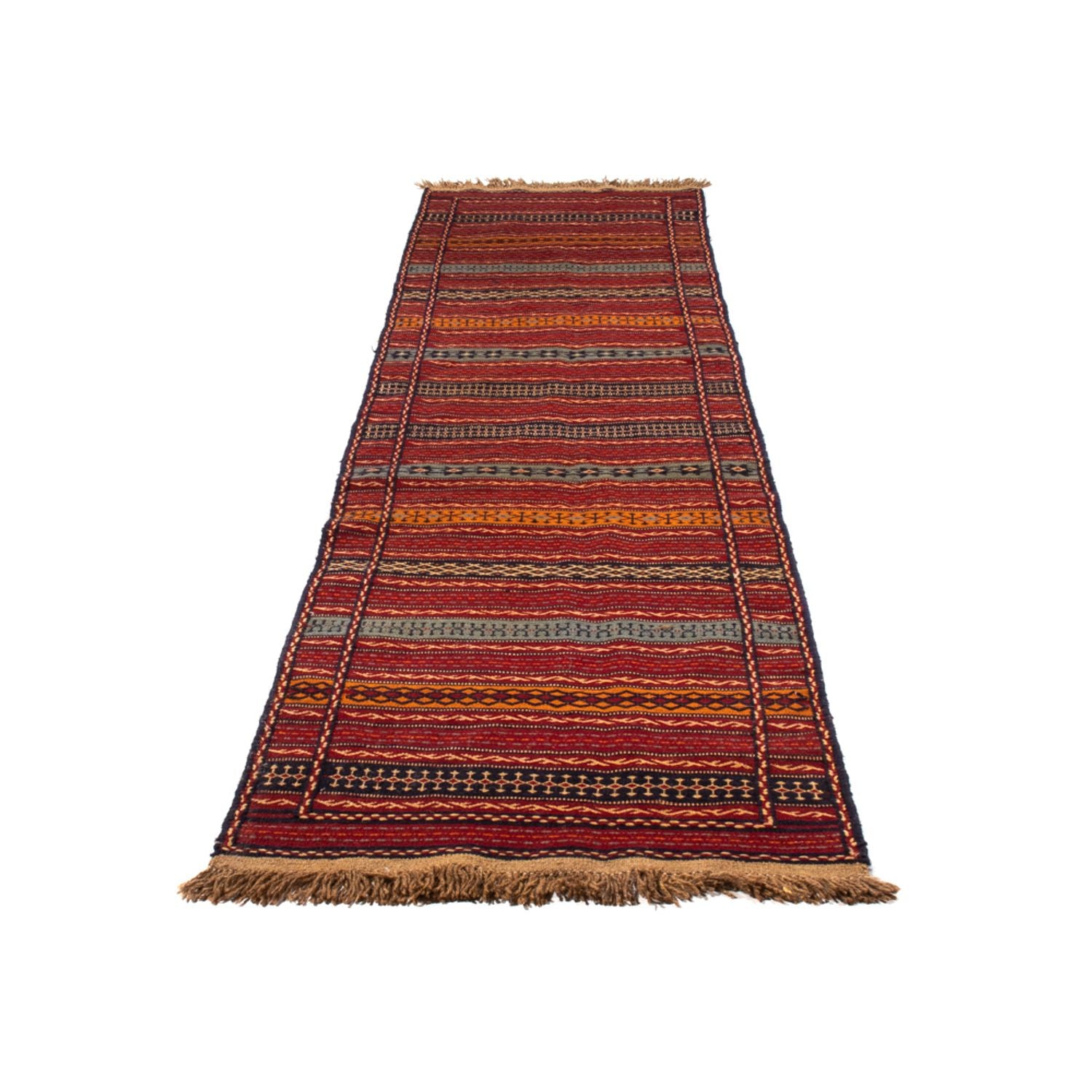 Alfombra de pasillo Alfombra Kelim - Oriental - 300 x 83 cm - multicolor
