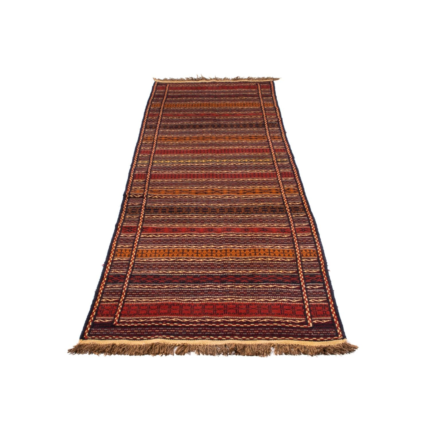 Alfombra de pasillo Alfombra Kelim - Oriental - 305 x 80 cm - multicolor