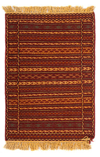 Alfombra Kelim - Oriental - 90 x 60 cm - multicolor