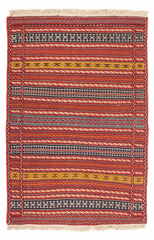 Alfombra Kelim - Oriental - 150 x 100 cm - multicolor
