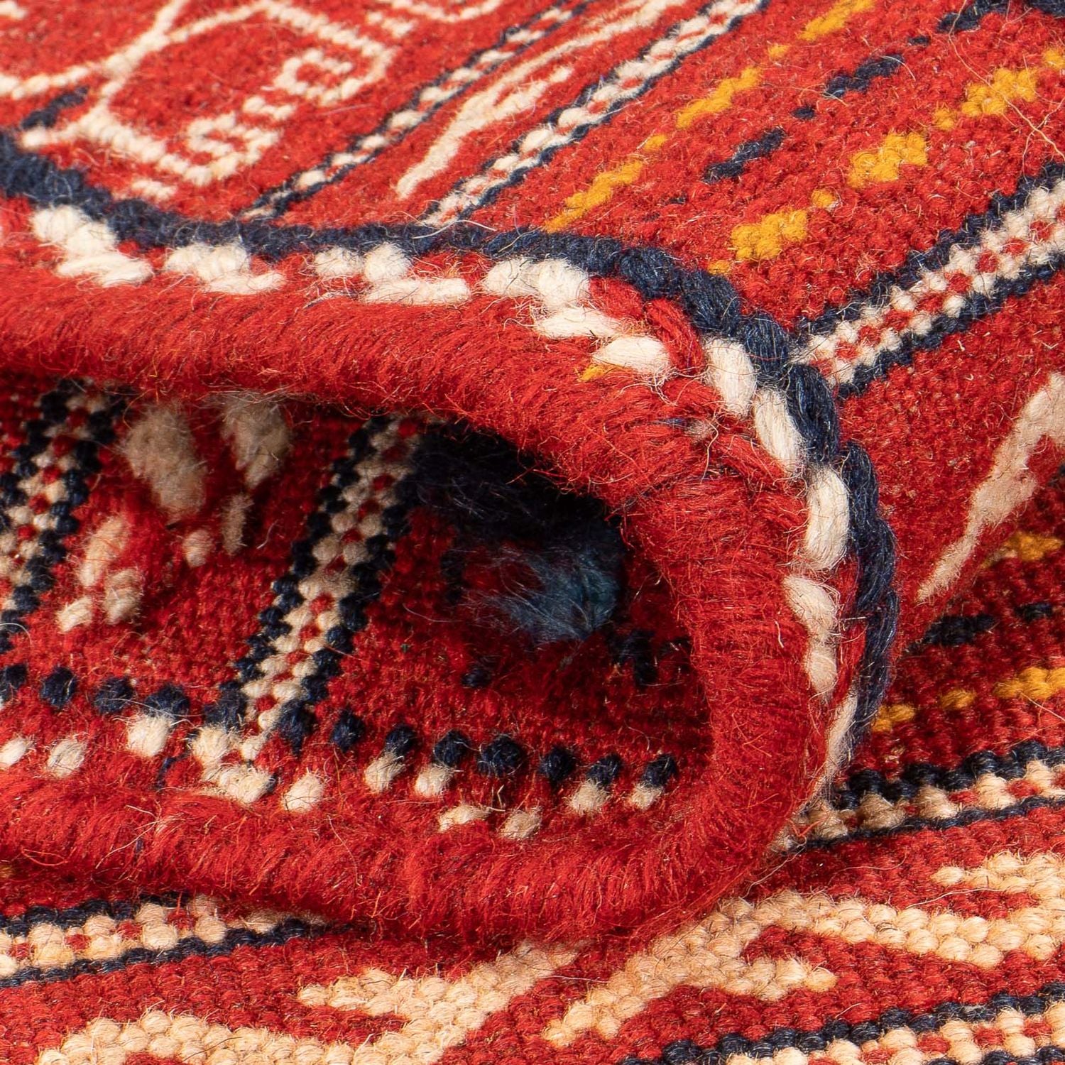 Alfombra de pasillo Alfombra Kelim - Oriental - 200 x 70 cm - multicolor