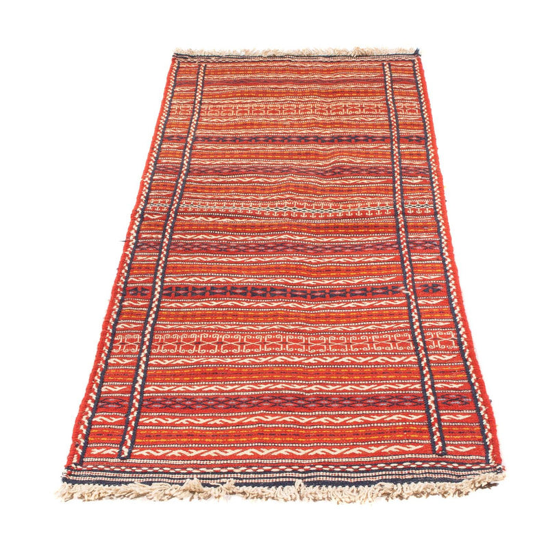 Alfombra de pasillo Alfombra Kelim - Oriental - 200 x 70 cm - multicolor