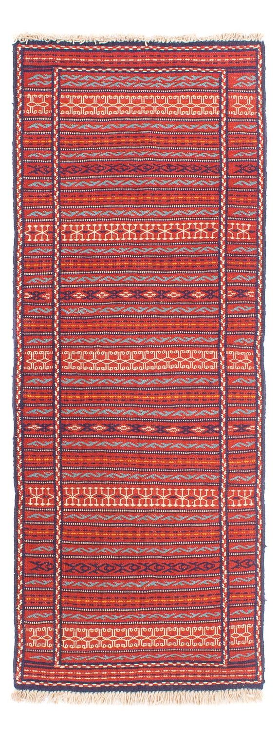 Alfombra de pasillo Alfombra Kelim - Oriental - 200 x 70 cm - multicolor