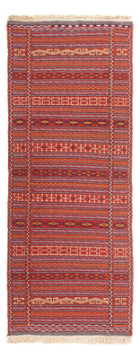 Alfombra de pasillo Alfombra Kelim - Oriental - 200 x 70 cm - multicolor
