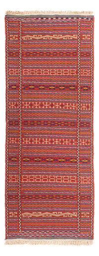 Alfombra de pasillo Alfombra Kelim - Oriental - 200 x 70 cm - multicolor