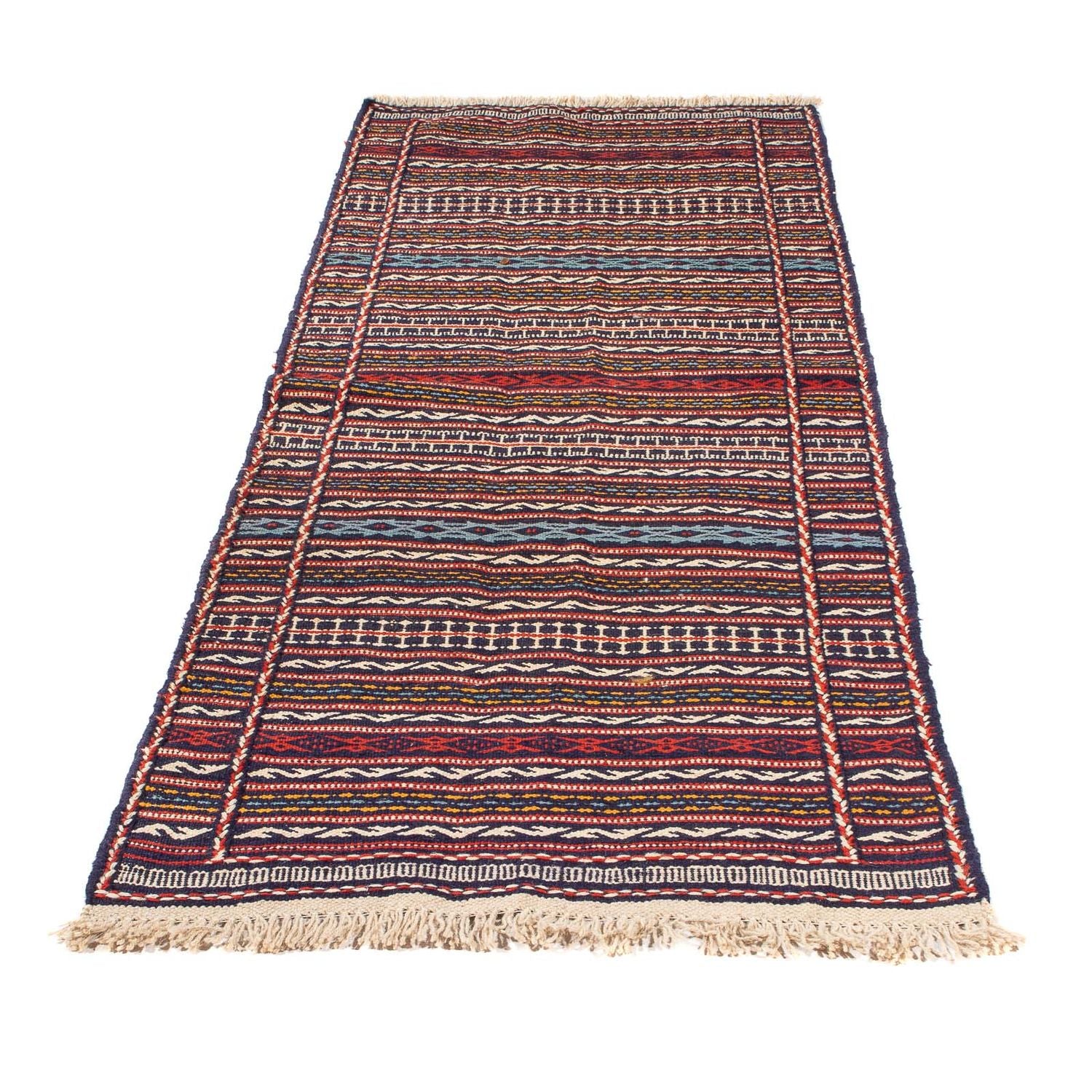 Alfombra de pasillo Alfombra Kelim - Oriental - 200 x 70 cm - multicolor