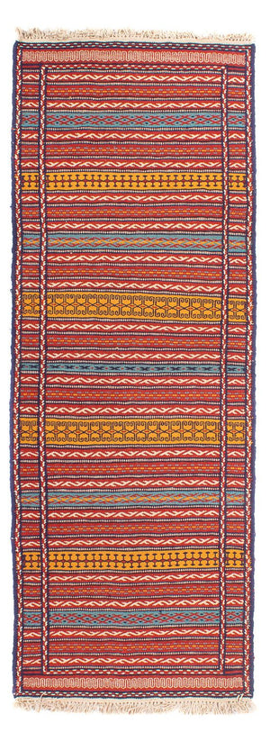 Alfombra de pasillo Alfombra Kelim - Oriental - 200 x 70 cm - multicolor