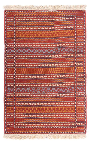 Alfombra Kelim - Oriental - 120 x 80 cm - multicolor