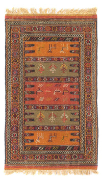 Alfombra Kelim - Oriental - 170 x 100 cm - multicolor