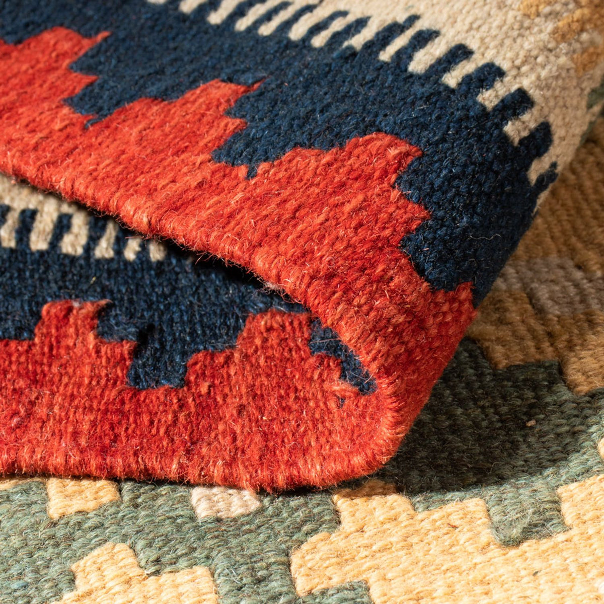 Alfombra Kelim - Oriental - 93 x 63 cm - multicolor