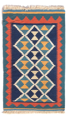 Alfombra Kelim - Oriental - 87 x 57 cm - multicolor