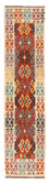 Alfombra de pasillo Alfombra Kelim - Splash - 302 x 83 cm - multicolor