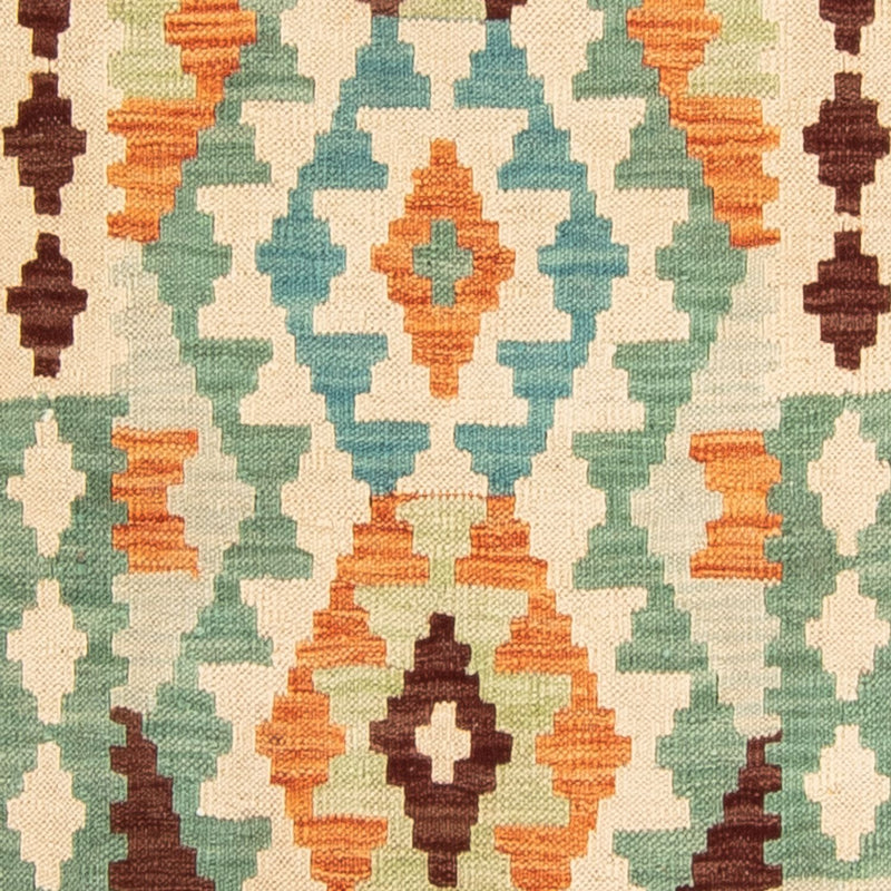 Alfombra de pasillo Alfombra Kelim - Splash - 304 x 75 cm - multicolor