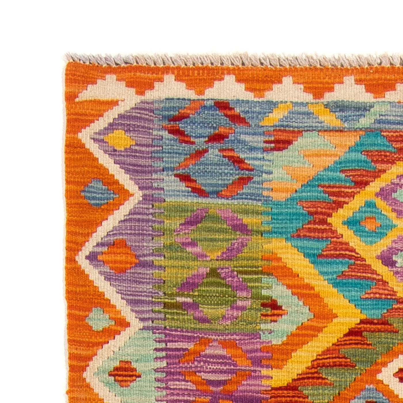 Kilim Maimana Alfombra 210x83cm - Alfombra de lana