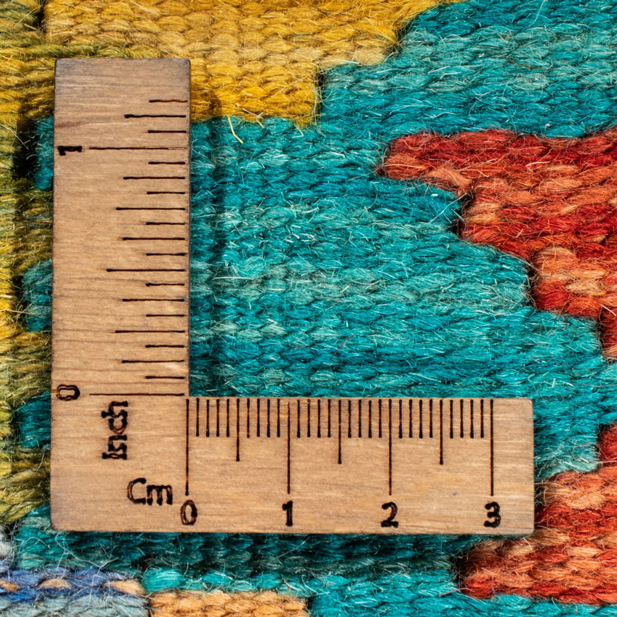 Alfombra de pasillo Alfombra Kelim - Splash - 210 x 83 cm - multicolor