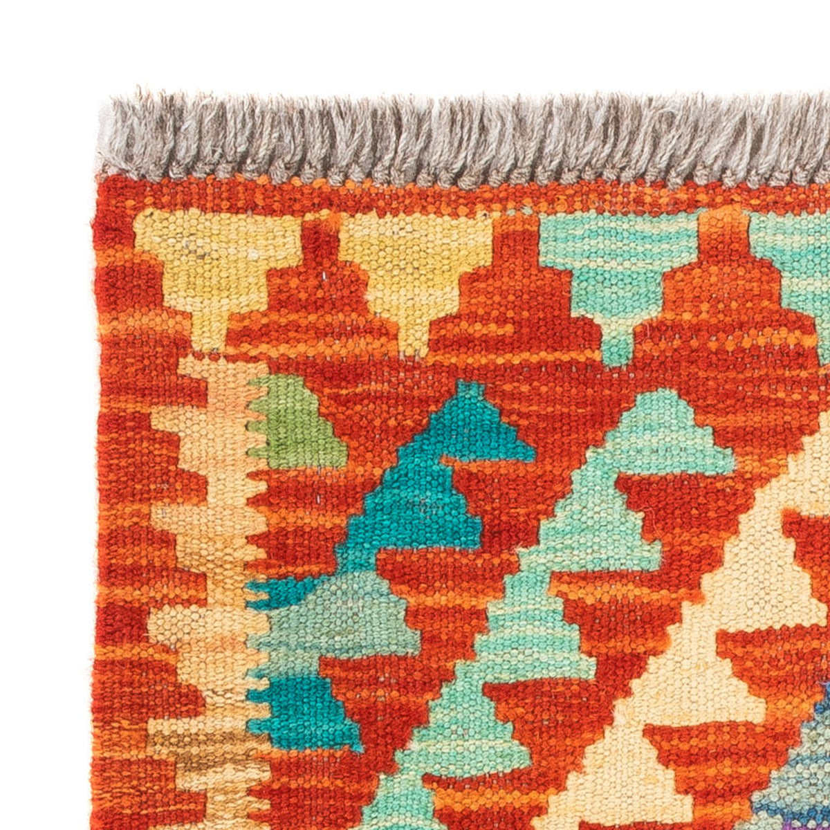 Alfombra Kelim - Splash cuadrado  - 52 x 50 cm - multicolor