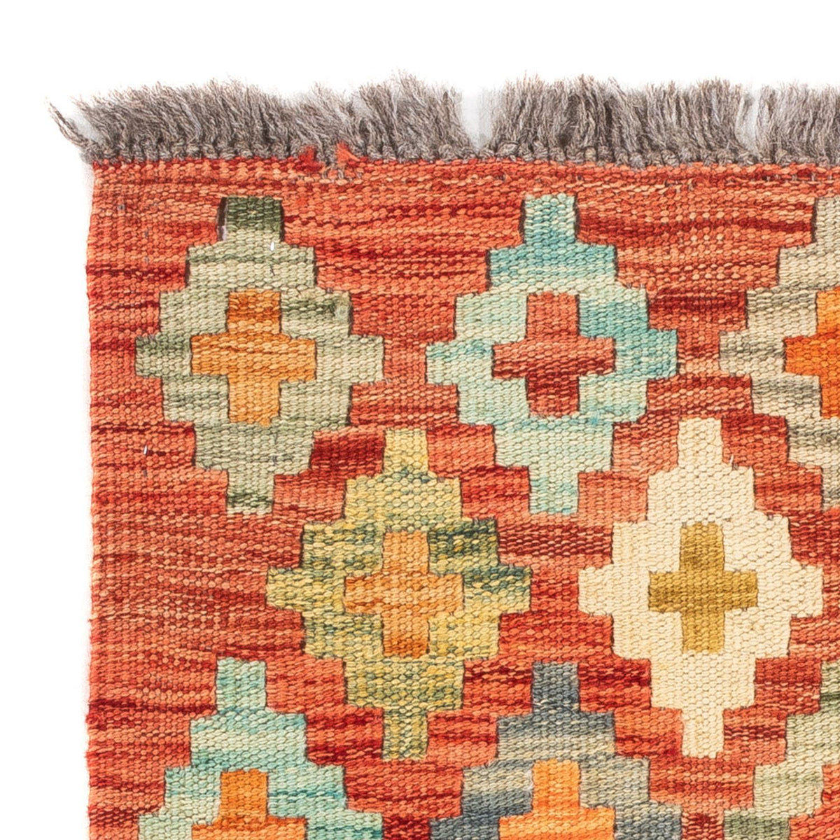 Alfombra Kelim - Splash cuadrado  - 52 x 50 cm - multicolor