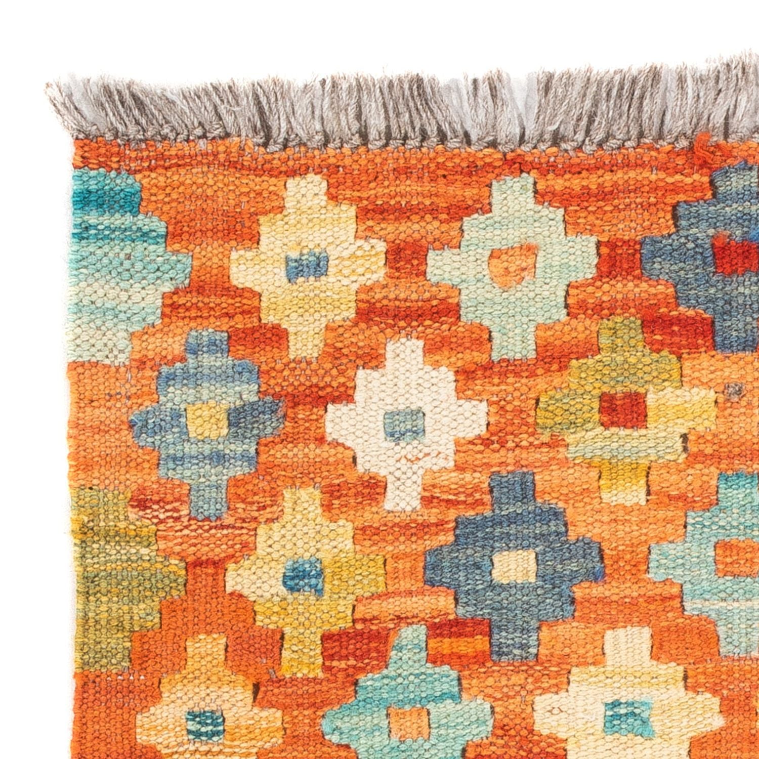 Alfombra Kelim - Splash cuadrado  - 52 x 50 cm - multicolor