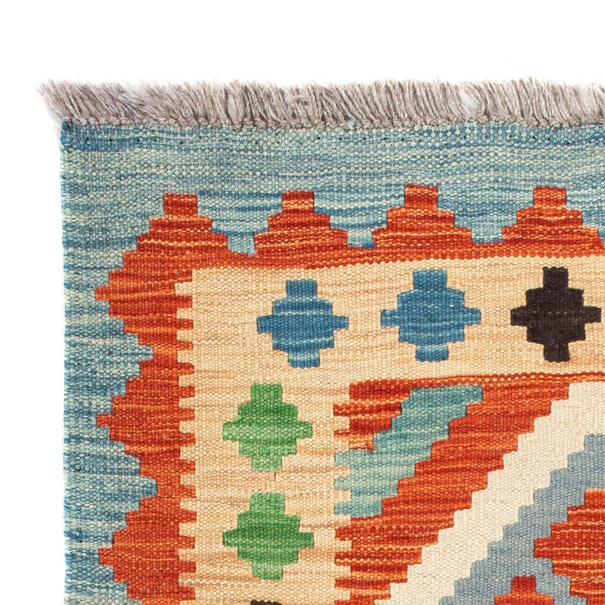 Alfombra Kelim - Splash - 89 x 63 cm - multicolor