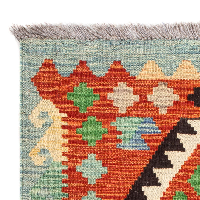Alfombra Kelim - Splash - 89 x 63 cm - multicolor